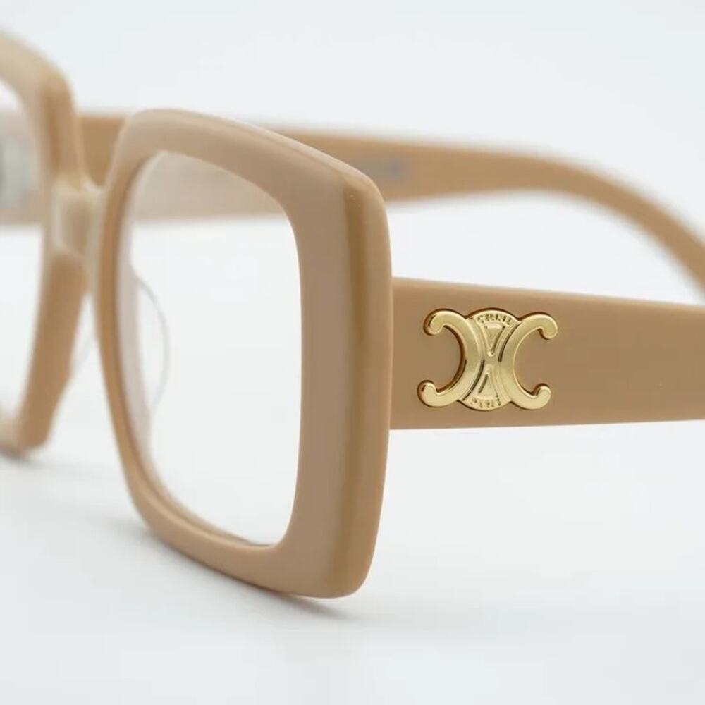 New! Celine CL50121I 057 Chic Beige Eyeglasses for Women, Authentic - Picture 4 of 8